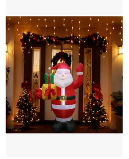 Foto 3 | Foto 3 | Inflable Navideño Santa Claus Con Decoración Luces Led