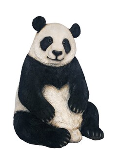Foto 1 | Foto 1 | Figura Sentada Funko Panda Pintada A Mano 43 X 39 X 51 Cm - Venta Internacional.