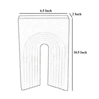 Foto 5 | Foto 5 | Escultura Benzara Keveny Arch De Mármol Marrón 28 Cm - Venta Internacional.