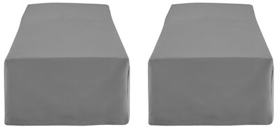 Foto 2 | Foto 2 | Juego De Fundas Para Patio Crosley Furniture 2 Piezas Impermeables Grises - Venta Internacional.