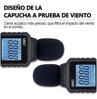 Foto 5 | Foto 5 | Sonómetro Digital Portátil Medidor De Ruido 30-130db Negro