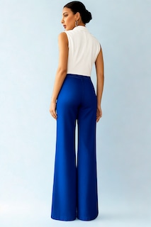 Foto 2 | Foto 2 | Jeans Obs Dama Wide Leg Mezclilla Azul Claro