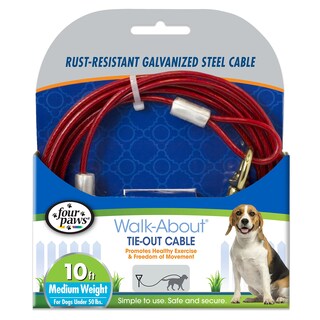 Foto 1 | Foto 1 | Cable De Amarre Para Perros Con Cuatro Patas  Peso Mediano  3 M  Rojo - Venta Internacional.