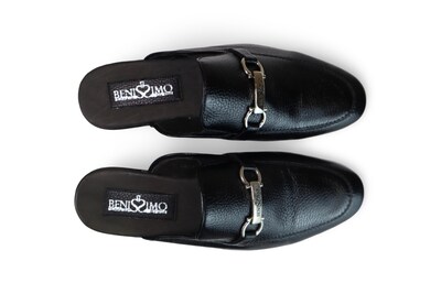 Foto 4 | Foto 4 | Mocasin Tipo Mule Hombre Benissimo Abel Negro Piel