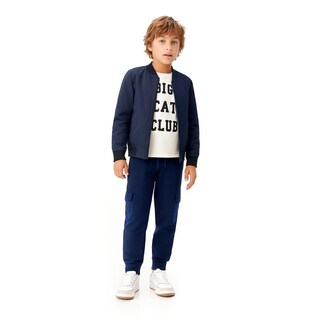 Foto 1 | Foto 1 | Pantalon Jogger Tipo Cargo Para Niño /kids 96180 (azul Marino) Azul Marino