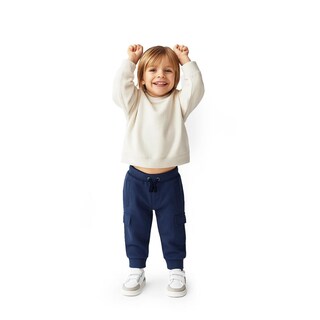 Foto 7 | Foto 7 | Pantalon Jogger Tipo Cargo Para Niño /kids 96180 (azul Marino) Azul Marino