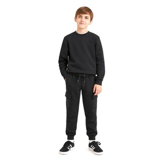 Foto 1 | Foto 1 | Pantalon Jogger Tipo Cargo Para Niño /kids 96180 (negro) Negro