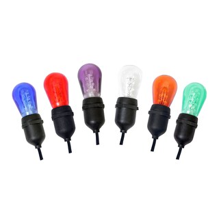 Foto 1 | Foto 1 | String Light Vickerman 12 Bombillas Led S14 Con Cable Negro - Venta Internacional.