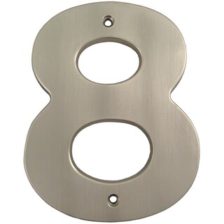 Foto 1 | Foto 1 | House Number Stone Harbor Hardware #8 13 Cm Níquel Satinado - Venta Internacional.