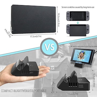 Foto 2 | Foto 2 | Base De Carga Para Adaptador De Tv Hdmi 4k Para Nintendo Swi - Venta Internacional.
