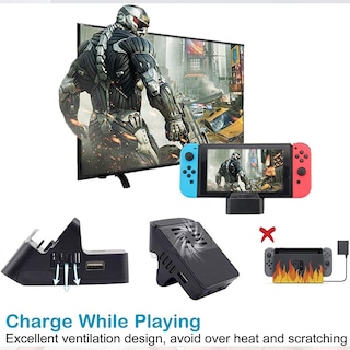Foto 3 | Foto 3 | Base De Carga Para Adaptador De Tv Hdmi 4k Para Nintendo Swi - Venta Internacional.