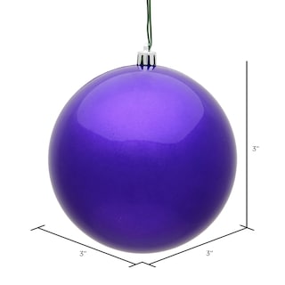 Foto 2 | Foto 2 | Adorno Colgante Vickerman  Bola De Caramelo Morada De 7 5 Cm  Paquete De 12 - Venta Internacional.
