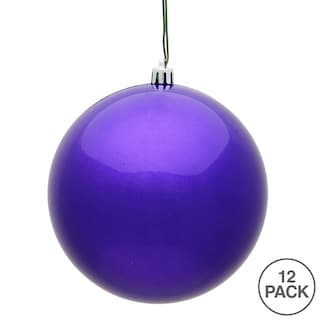 Foto 3 | Foto 3 | Adorno Colgante Vickerman  Bola De Caramelo Morada De 7 5 Cm  Paquete De 12 - Venta Internacional.