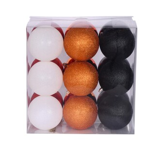 Foto 3 | Foto 3 | Adorno Colgante Vickerman 10 Cm Naranja Negro Y Blanco 18 Unidades - Venta Internacional.