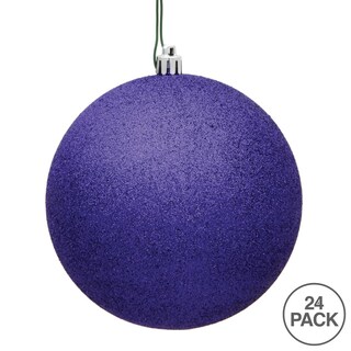 Foto 3 | Foto 3 | Adorno Colgante Vickerman Bola De Purpurina Morada De 2.4 Pulgadas Paquete De 24 Unidades - Venta Internacional.