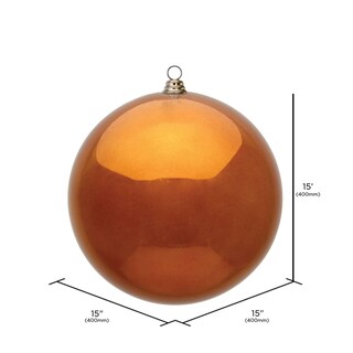 Foto 2 | Foto 2 | Adorno Colgante Vickerman 40 Cm Cobre Brillante Perforado Con Rayos Uv - Venta Internacional.