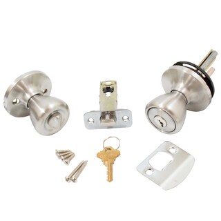 Foto 7 | Foto 7 | Cerradura De Entrada Stone Harbor Hardware Acero Inoxidable Satinado #89798 - Venta Internacional.