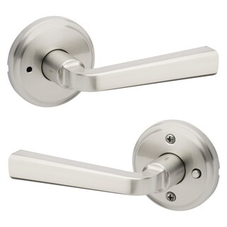 Foto 1 | Foto 1 | Cerradura De Privacidad Kwikset Trafford Con Manija De Puerta En Níquel Satinado - Venta Internacional.