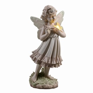 Foto 5 | Foto 5 | Figura Solar Hi-line Con Luz Led Para Niña Con Mariposa - Venta Internacional.