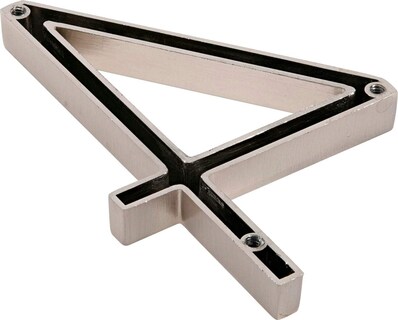 Foto 3 | Foto 3 | Número De Casa 4 Distinción Acabado Níquel Cepillado 13 Cm - Venta Internacional.