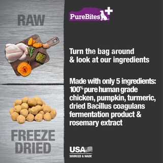 Foto 3 | Foto 3 | Golosinas Para Perros Purebites Gut & Digestion Liofilizadas 85 G - Venta Internacional.