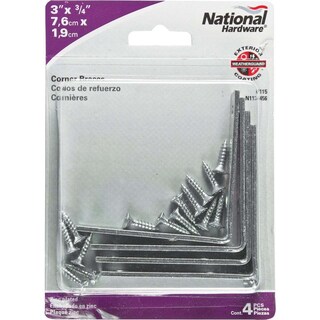 Foto 6 | Foto 6 | Corner Iron Spectrum Brands N113-456 Paquete De 4 Unidades 3 X 3/4 Pulgadas - Venta Internacional.