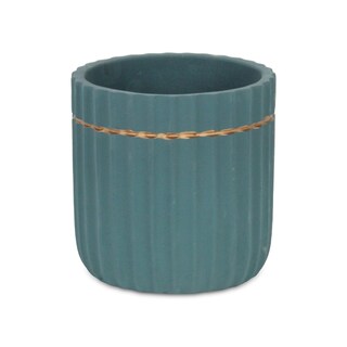 Foto 2 | Foto 2 | Maceta Grande De Cerámica Azul Aurino De Planter Cheung - Venta Internacional.