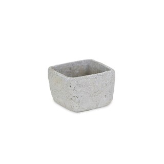 Foto 2 | Foto 2 | Maceta De Cerámica Con Diseño De Flecha De Cemento Cuadrada De Cheung Gris - Venta Internacional.
