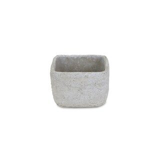 Foto 3 | Foto 3 | Maceta De Cerámica Con Diseño De Flecha De Cemento Cuadrada De Cheung Gris - Venta Internacional.