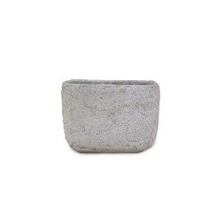 Foto 4 | Foto 4 | Maceta De Cerámica Con Diseño De Flecha De Cemento Cuadrada De Cheung Gris - Venta Internacional.
