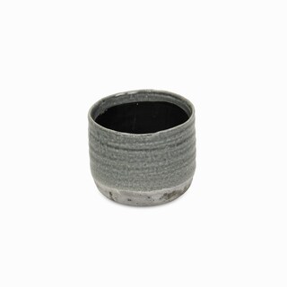 Foto 1 | Foto 1 | Maceta Medea Bicolor Gris De Cerámica Mediana De Planter Cheung - Venta Internacional.