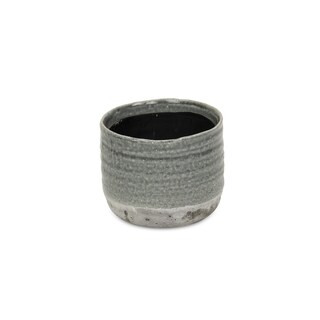 Foto 2 | Foto 2 | Maceta Medea Bicolor Gris De Cerámica Mediana De Planter Cheung - Venta Internacional.