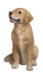 Foto 3 | Foto 3 | Golden Retriever Marrón Sentado De Figurine Hi-line Gift Ltd - Venta Internacional.