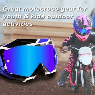 Foto 7 | Foto 7 | Gafas De Motocross Nenki Para Jóvenes Y Niños Dirt Bike Mx Motorcycle - Venta Internacional.