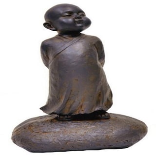 Foto 1 | Foto 1 | Estatua De Bebé Buda De Sculpture Hi-line Gift Ltd  Color Negro Oxidado - Venta Internacional.