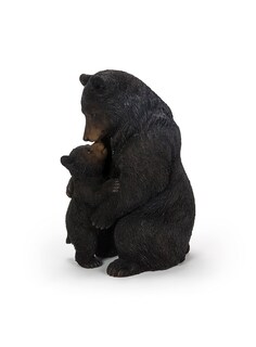 Foto 3 | Foto 3 | Garden Statue Hi-line Gift Ltd Para Madre Y Bebé Oso Color Negro - Venta Internacional.