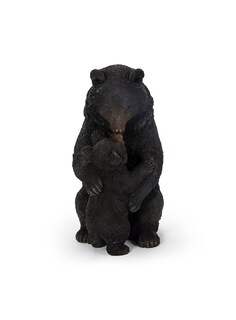 Foto 4 | Foto 4 | Garden Statue Hi-line Gift Ltd Para Madre Y Bebé Oso Color Negro - Venta Internacional.