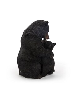 Foto 6 | Foto 6 | Garden Statue Hi-line Gift Ltd Para Madre Y Bebé Oso Color Negro - Venta Internacional.