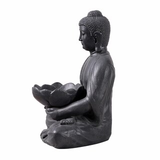 Foto 3 | Foto 3 | Estatuine Hi-line Gift Ltd. Buda Con Maceta De Loto - Venta Internacional.
