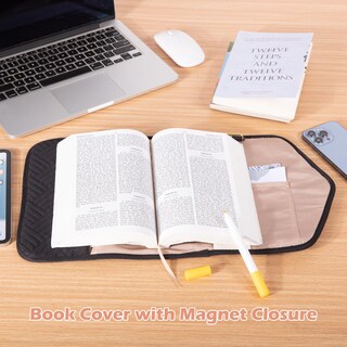 Foto 7 | Foto 7 | Funda De Libro Aplufine Reutilizable Con Cierre Magnético Para Amantes De Los Libros - Venta Internacional.