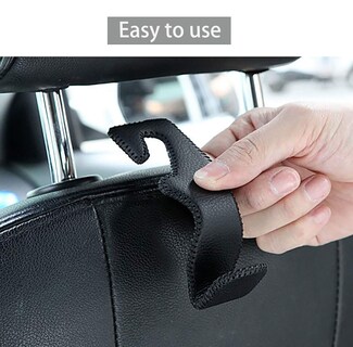 Foto 7 | Foto 7 | Ganchos Para Reposacabezas Amvoyoa Para Carteras Y Bolsos De Coche Piel Beige - Venta Internacional.