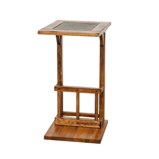Foto 2 | Foto 2 | Mesa Auxiliar Benzara Marv Con Revistero 33 X 32 X 61 Cm - Venta Internacional.