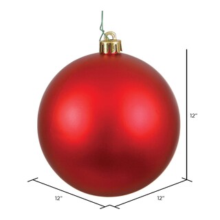 Foto 5 | Foto 5 | Adorno Navideño Vickerman 12 Bolas Rojas Mate Irrompibles - Venta Internacional.