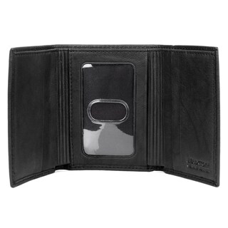Foto 1 | Foto 1 | Cartera Buxton Dakota De Piel Negra Con Tres Pliegues - Venta Internacional.