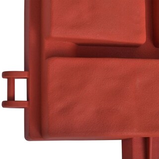 Foto 5 | Foto 5 | Separador De Césped Vidaxl Con Diseño De Ladrillo 11 Unidades 5 M Rojo - Venta Internacional.