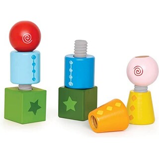 Foto 1 | Foto 1 | Set De Aprendizaje Building Block Hape Twist And Turnables Wood - Venta Internacional.
