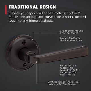 Foto 4 | Foto 4 | Tirador De Puerta Falso Kwikset Trafford Venetian Bronze Microban - Venta Internacional.