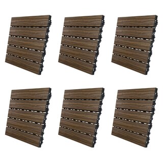 Foto 1 | Foto 1 | Baldosas Para Terraza Exterior Gracious Living Aura 30 X 30 Cm Paquete De 6 - Venta Internacional.