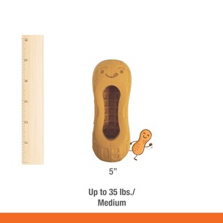 Foto 6 | Foto 6 | Golosina Masticable Con Forma De Cacahuete Nylabone Para Mascotas Tamaño Mediano Hasta 16 Kg - Venta Internacional.