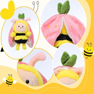Foto 2 | Foto 2 | Muñeca De Peluche Miaodam Bee Strawberry De 30 Cm Para Niños - Venta Internacional.